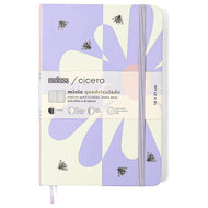 Caderneta Cicero Quadriculado 80g/m² 14x21cm 160 Páginas Melissa