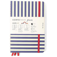 Caderneta Cicero Miolo Tri 80g/m² 14x21 192 Páginas Praia