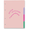 Caderno Criativo Cicero Argolado Office Duo Pautado & Pontado A5 148x210mm 80 Folhas Melissa