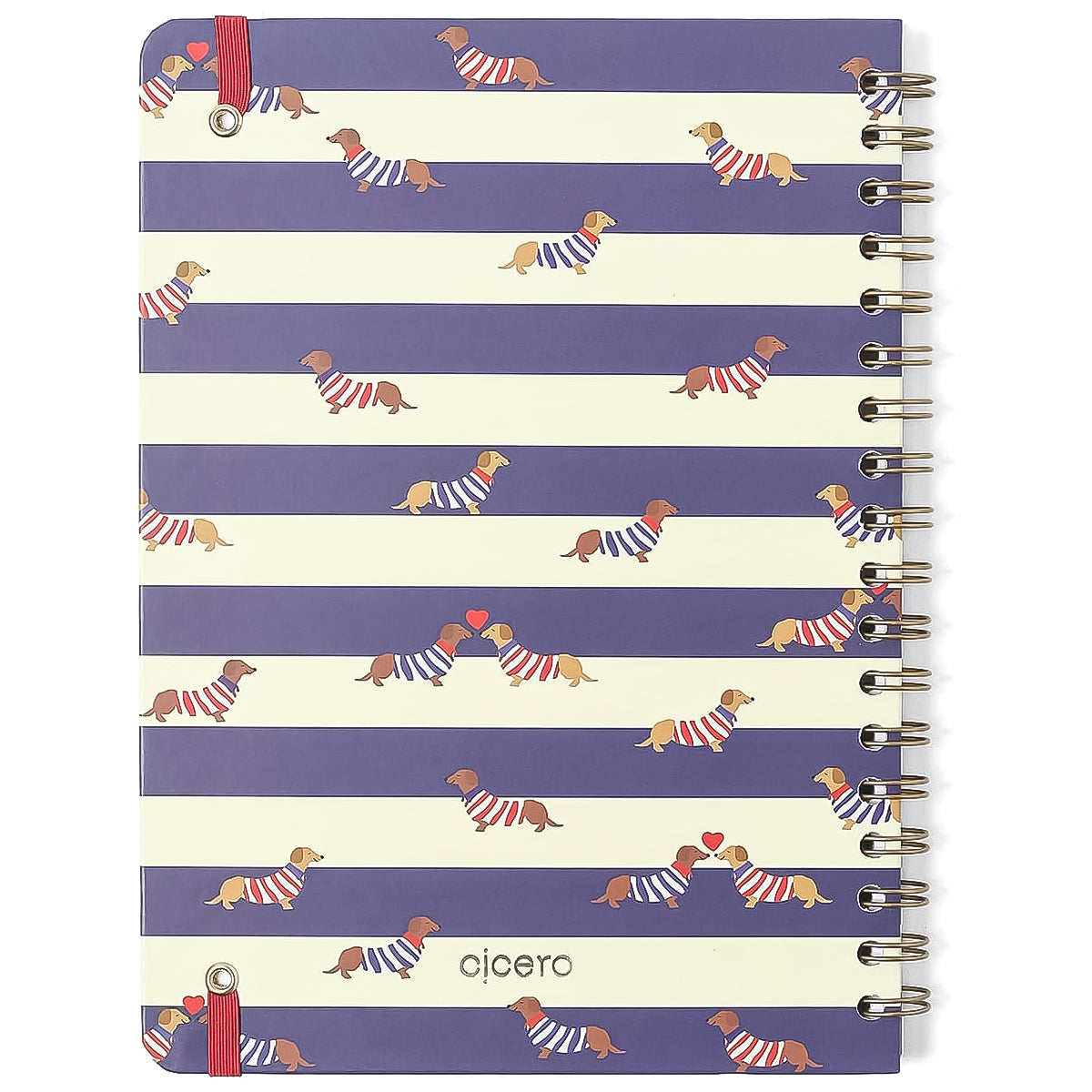 Caderno Colegial Cicero Espiral 173x240mm 80 Folhas Pautado Praia