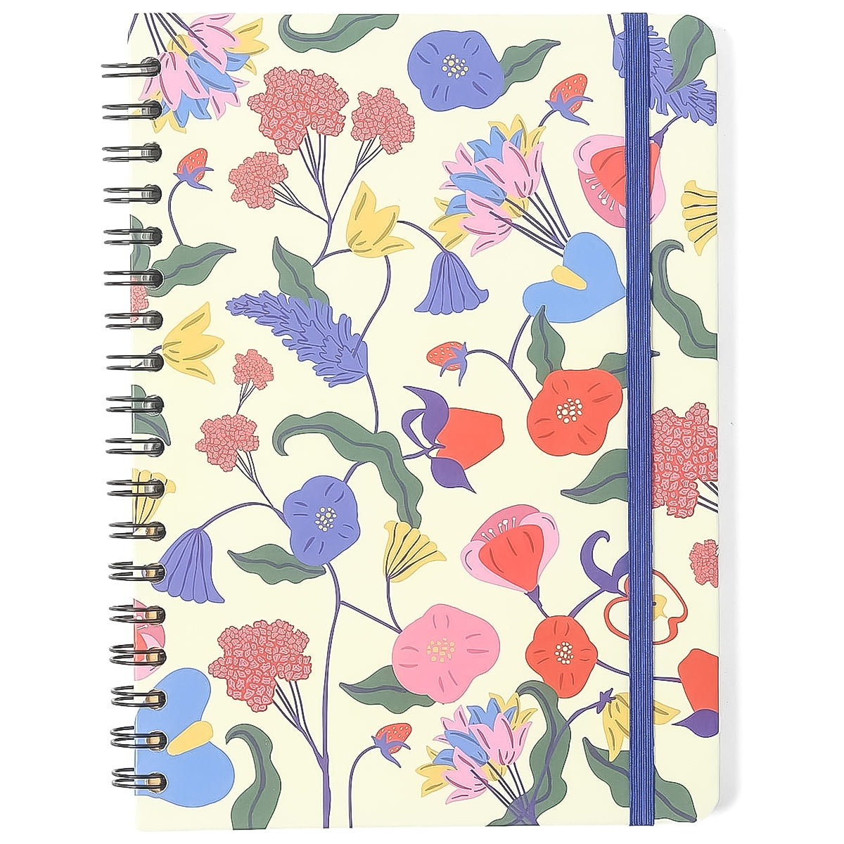 Caderno Colegial Cicero Espiral 173x240mm 80 Folhas Pautado Doce Florada