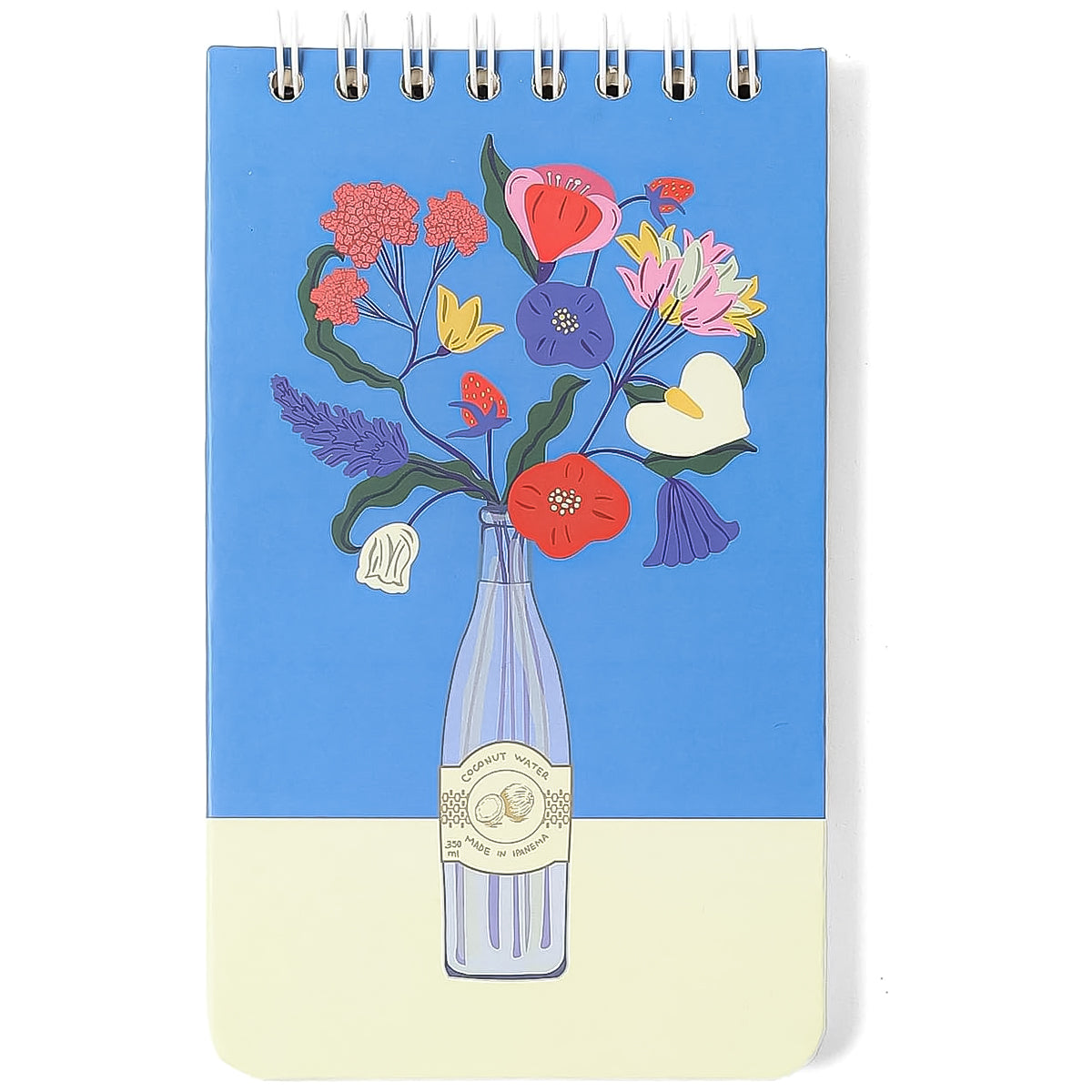 Bloco Wireo Cicero 12x20cm 80 Folhas Pautado Doce Florada