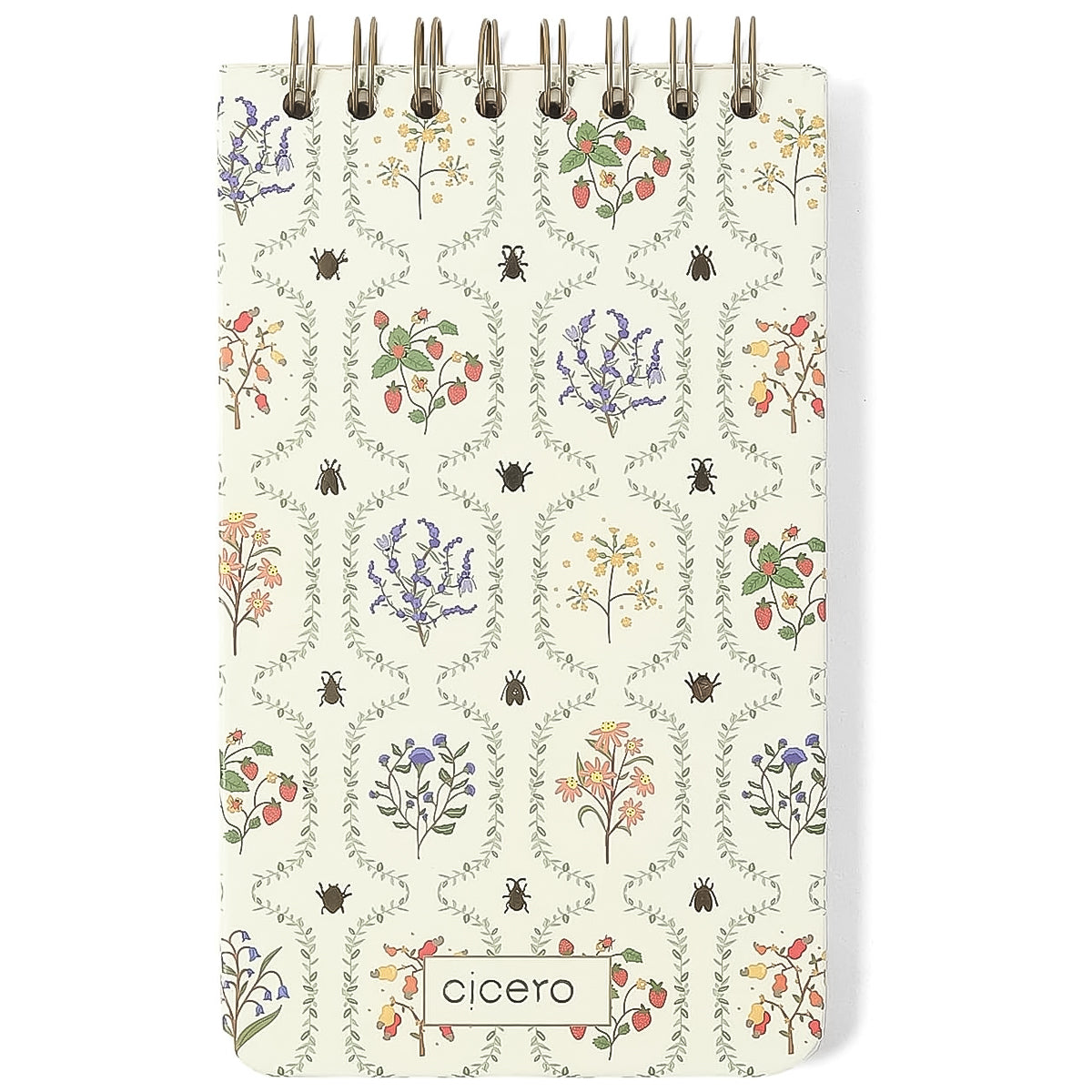 Bloco Wireo Cicero 12x20cm 80 Folhas Pautado Jardim