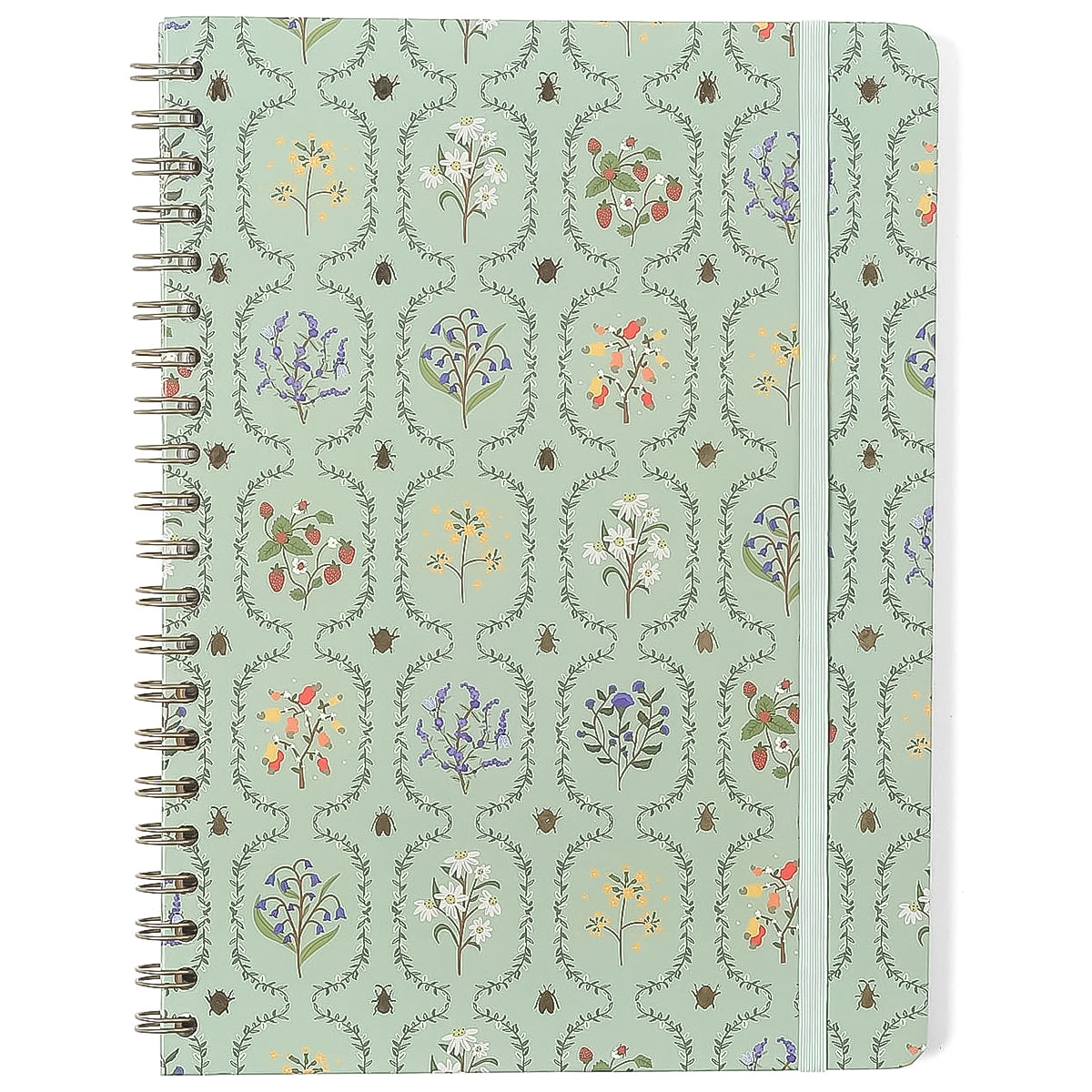 Caderno Universitario Cicero Espiral 20x28cm 80 Folhas Pautado Jardim