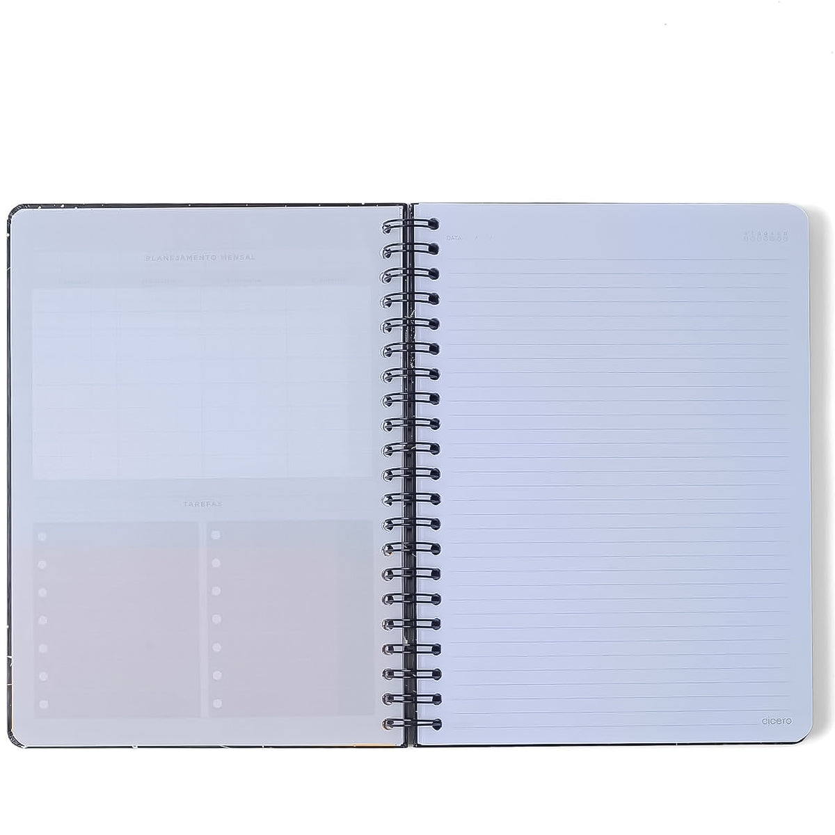 Caderno Universitario Cicero Espiral 20x28cm 160 Folhas Pautado Melissa