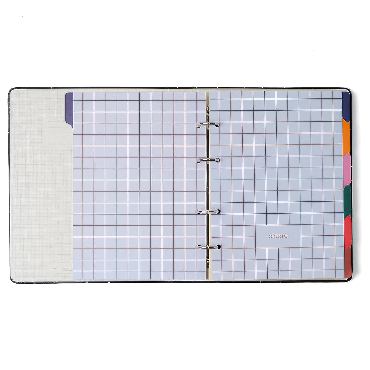 Caderno Criativo Cicero Argolado 170x240mm 100 Folhas Pautado Classica Azul Celeste