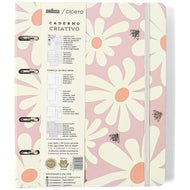 Caderno Criativo Cicero Argolado 170x240mm 100 Folhas Pautada Melissa