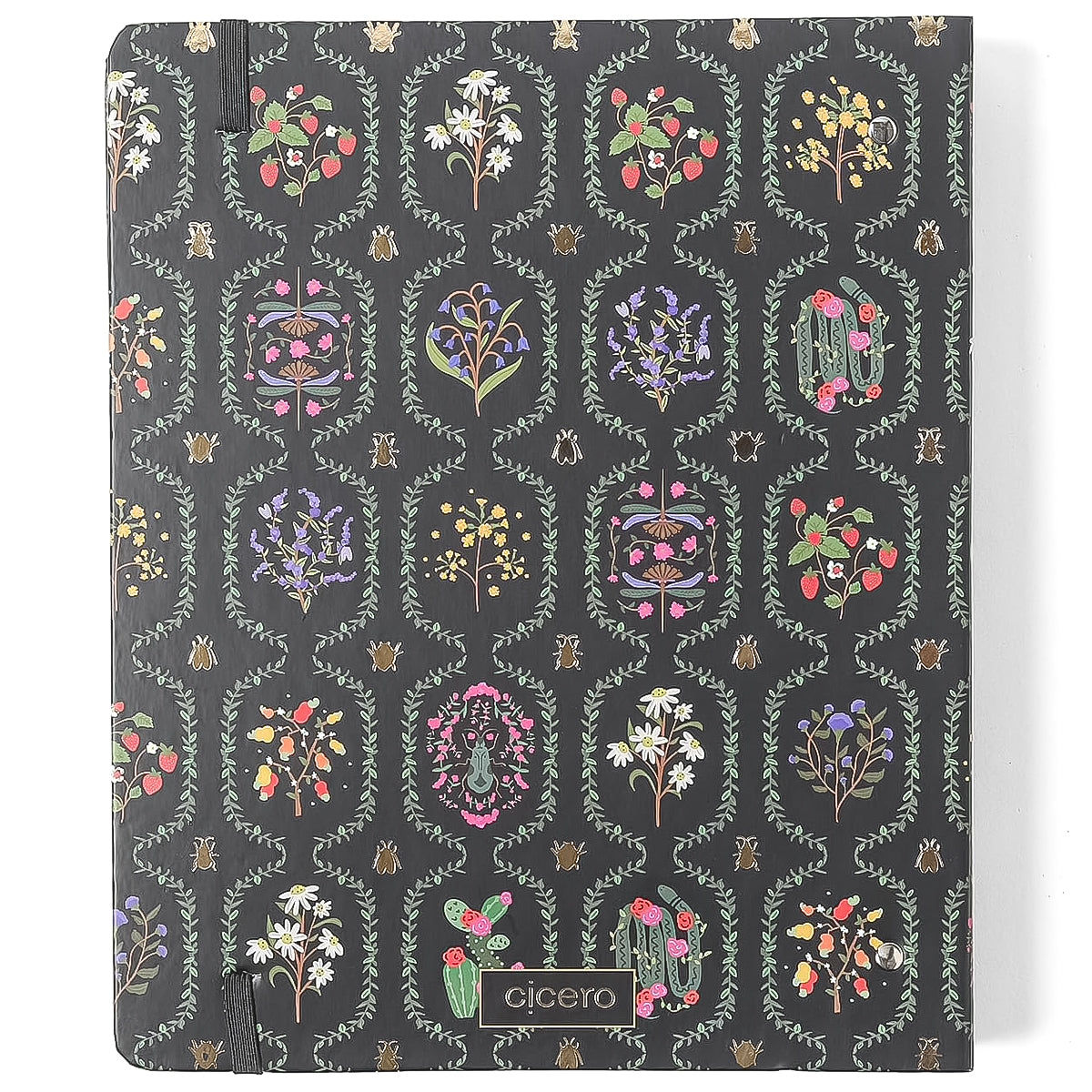Caderno Criativo Cicero Argolado 170x240mm 100 Folhas Pautado Jardim