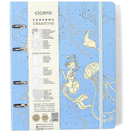 Caderno Criativo Cicero Argolado 170x240mm 100 Folhas Pautada Origens