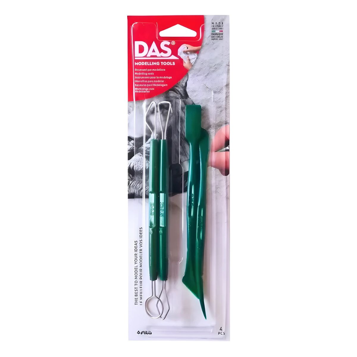 Estojo de Ferramentas para Modelagem das Modelling Tools com 4 Unidades - F067900