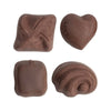 Estojo Borracha Holic Chocolate com 4 Unidades - Tris