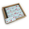 Álbum Fotos G 180g/m² 21,8x23cm com 30 Folhas Borboletas no Jardim - Fina Ideia
