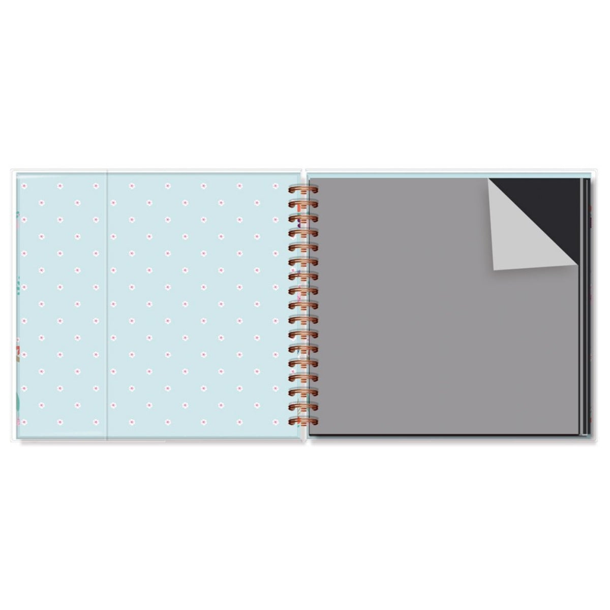 Álbum Fotos G 180g/m² 21,8x23cm com 30 Folhas Borboletas no Jardim - Fina Ideia