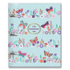 Caderno Argolado Pautado 90g/m² 16,5x23,2cm com 80 Folhas Borboletas no Jardim - Fina Ideia