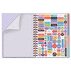 Caderno Colegial Folhas Removíveis 90g/m² 16,5x23,2cm com 80 Folhas Gato na Janela - Fina Ideia
