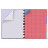 Caderno Colegial Folhas Removíveis 90g/m² 16,5x23,2cm com 80 Folhas Gato na Janela - Fina Ideia