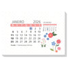 Calendário Mesa 2026 11x16cm Borboletas no Jardim - Fina Ideia