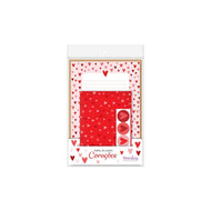 Kit Papel Carta com 4 Unidades Corações - Fina Ideia