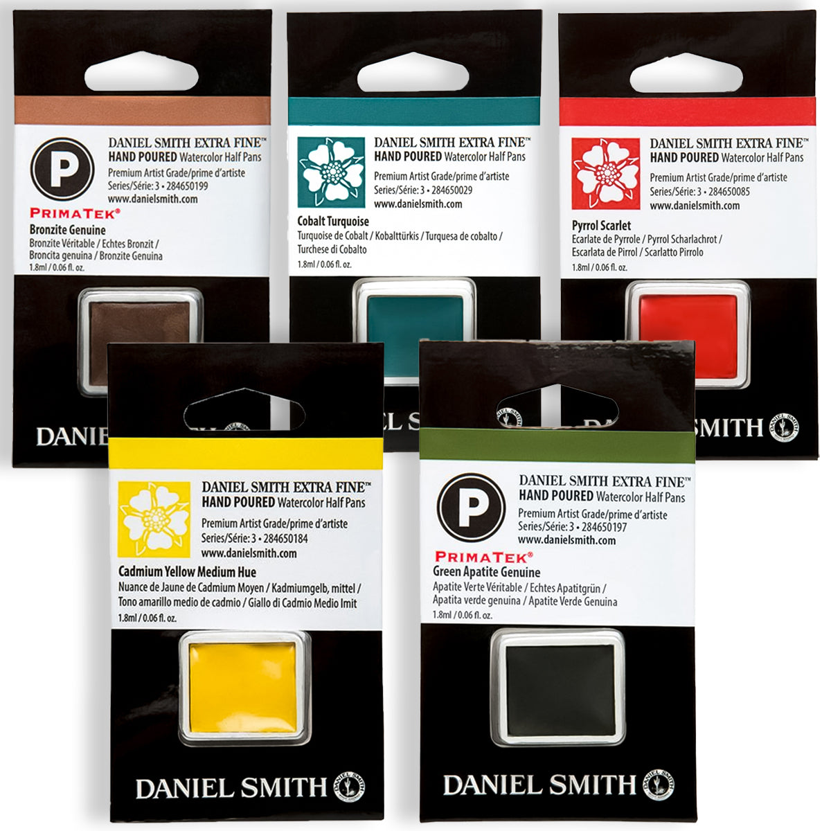 Aquarela Profissional Daniel Smith Pastilha Half Pan Serie 3 