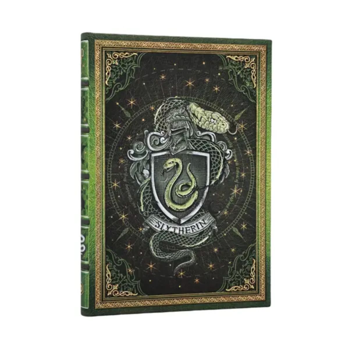 Caderno Paperblanks Midi Harry Potter Slytherin 120g/m² 13x18cm 144 Páginas Pautado