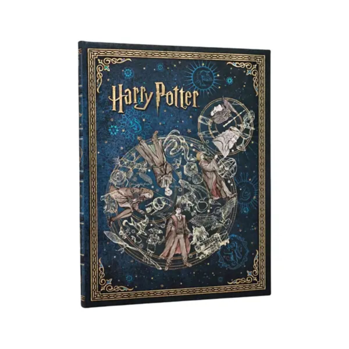 Caderno Paperblanks Ultra Harry Potter Legends Of Hogwarts 120g/m² 18x23cm 144 Páginas Pautado