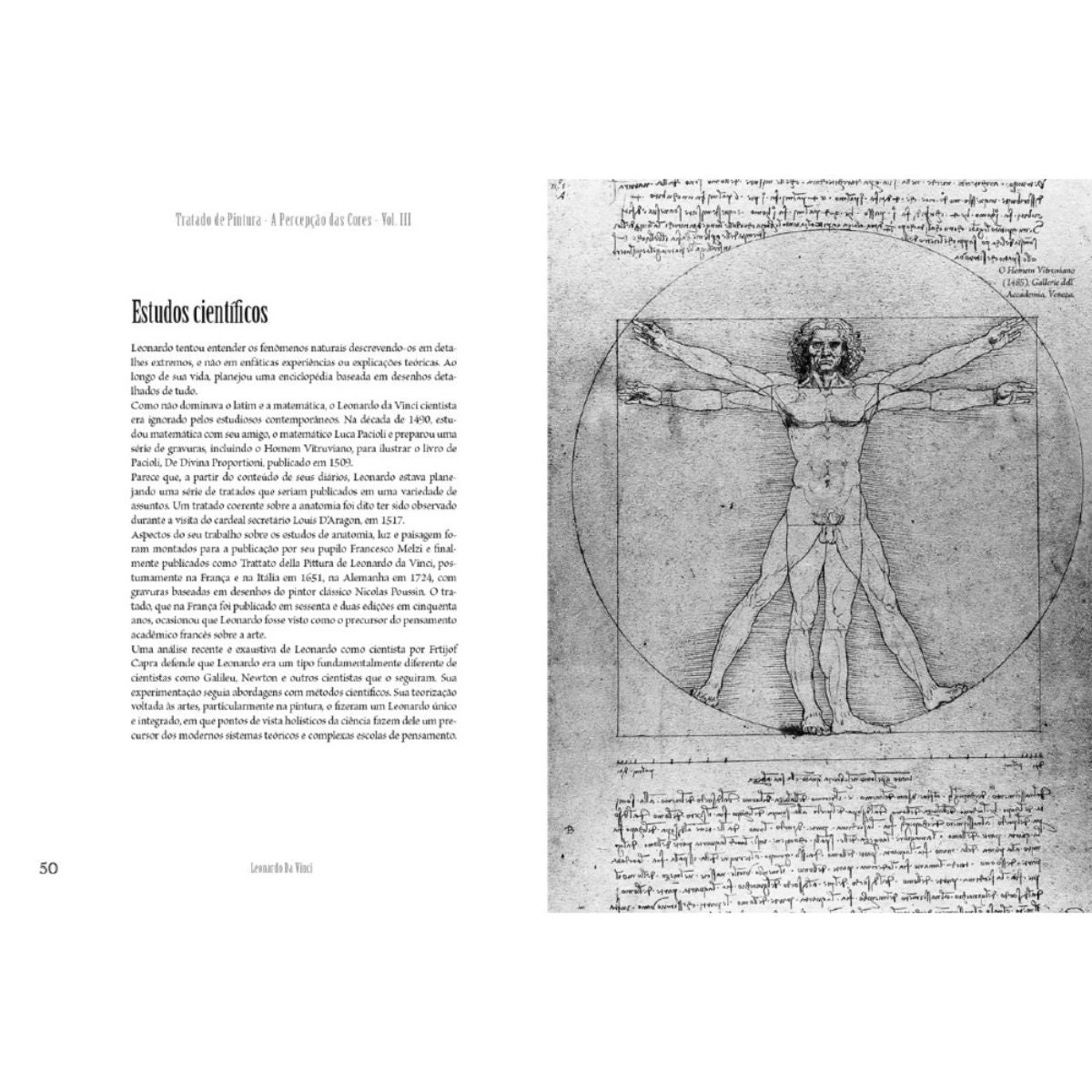 Livro Tratado de Pintura Vol. 3 - a Percepção das Cores - Leonardo da Vinci - Criativo