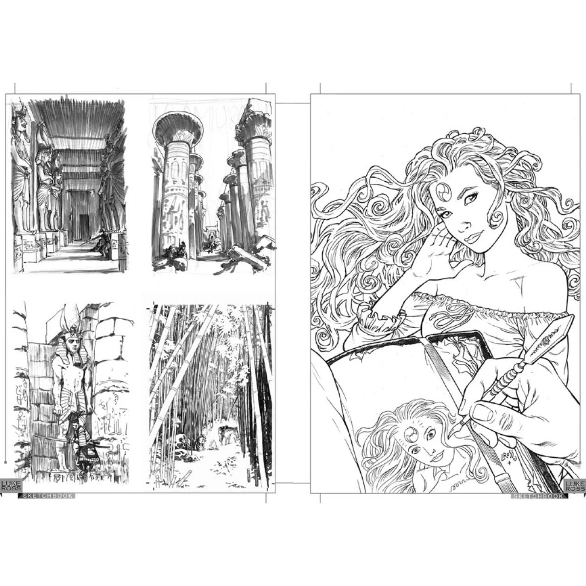 Livro Sketchbook - Luke Ross - Criativo