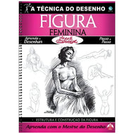 Livro a Técnica do Desenho - Figura Feminina - Jayme Cortez - Criativo
