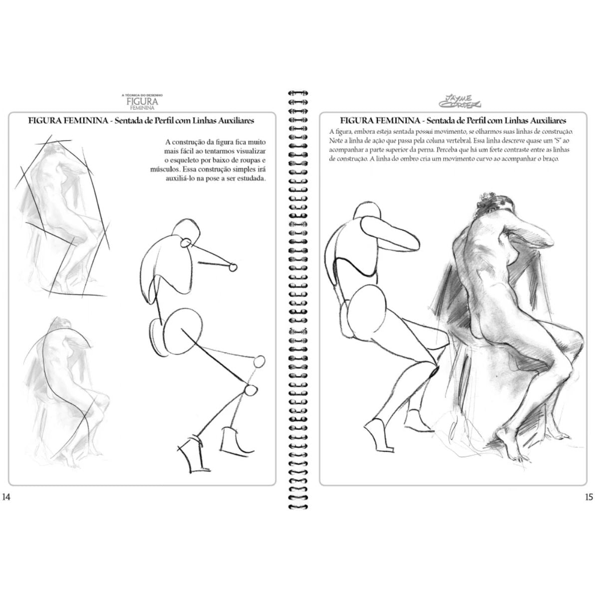 Livro a Técnica do Desenho - Figura Feminina - Jayme Cortez - Criativo