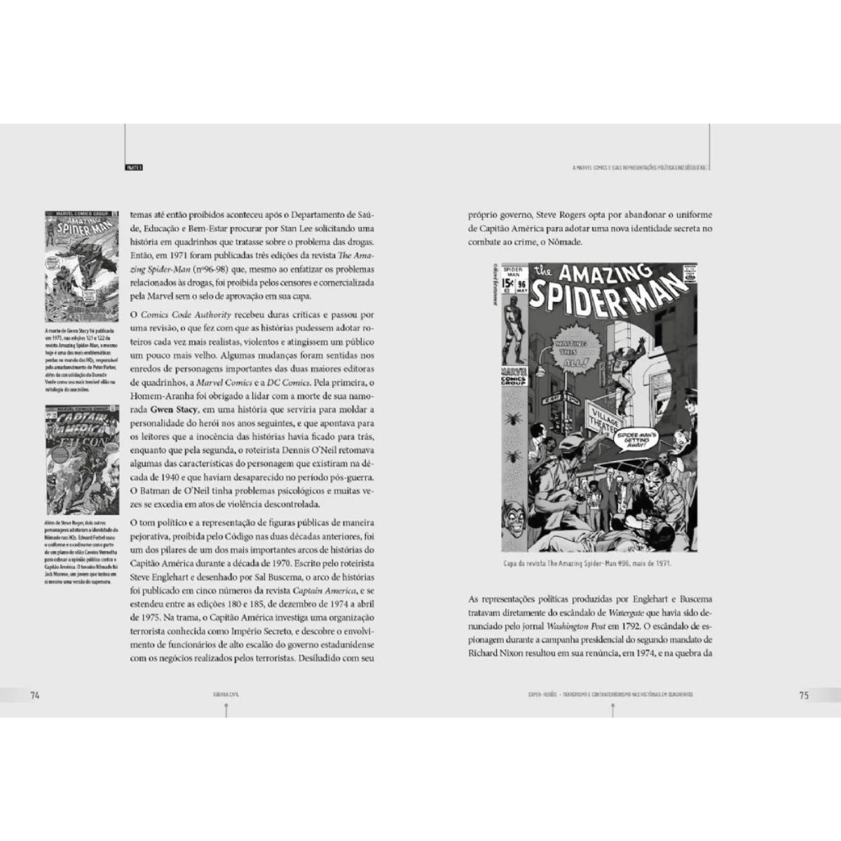 Livro Guerra Civil Super-heróis - Terrorismo e Contraterrorismo Nas Histórias em Quadrinhos - Criativo