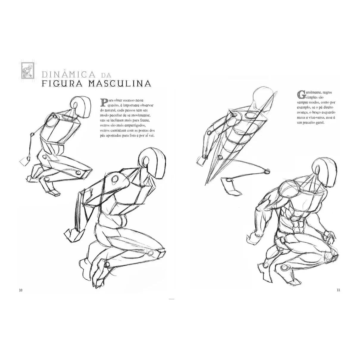 Livro Desenhando Anatomia, Movimento e Figura Masculina - Eduardo Schloesser - Criativo