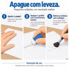 Borracha Eraser Foam Ee F-10 Branca 59x23x10,5mm para Apagar Lápis em Desenhos e Escrita - Pilot