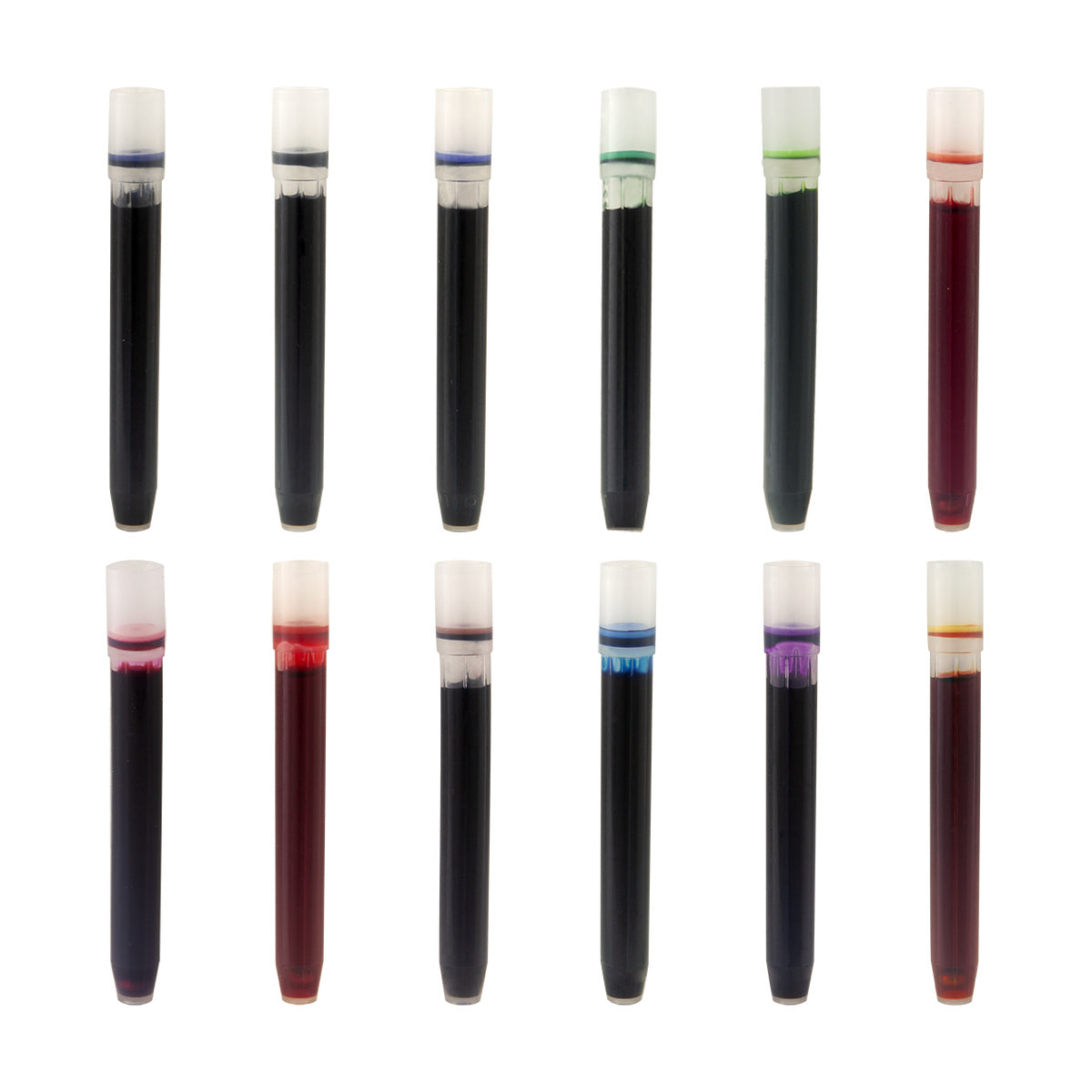 Cartuchos de Tinta Mixable Colour Ic-p3-ast para Parallel Pen com 12 Cores - Pilot