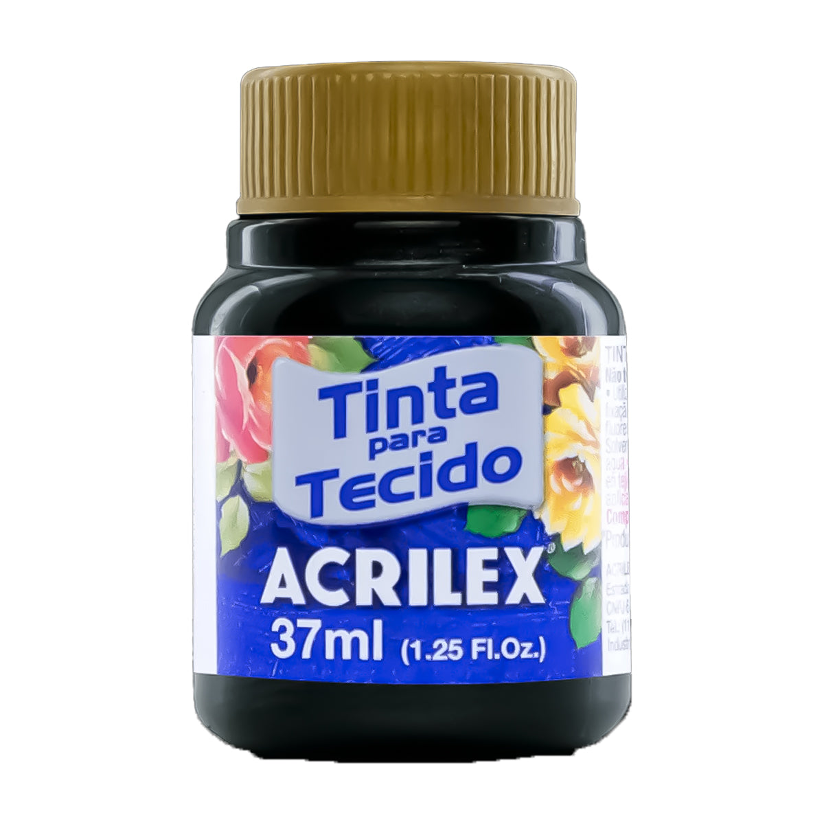 Tinta para Tecido Acrilex Metalica 37ml
