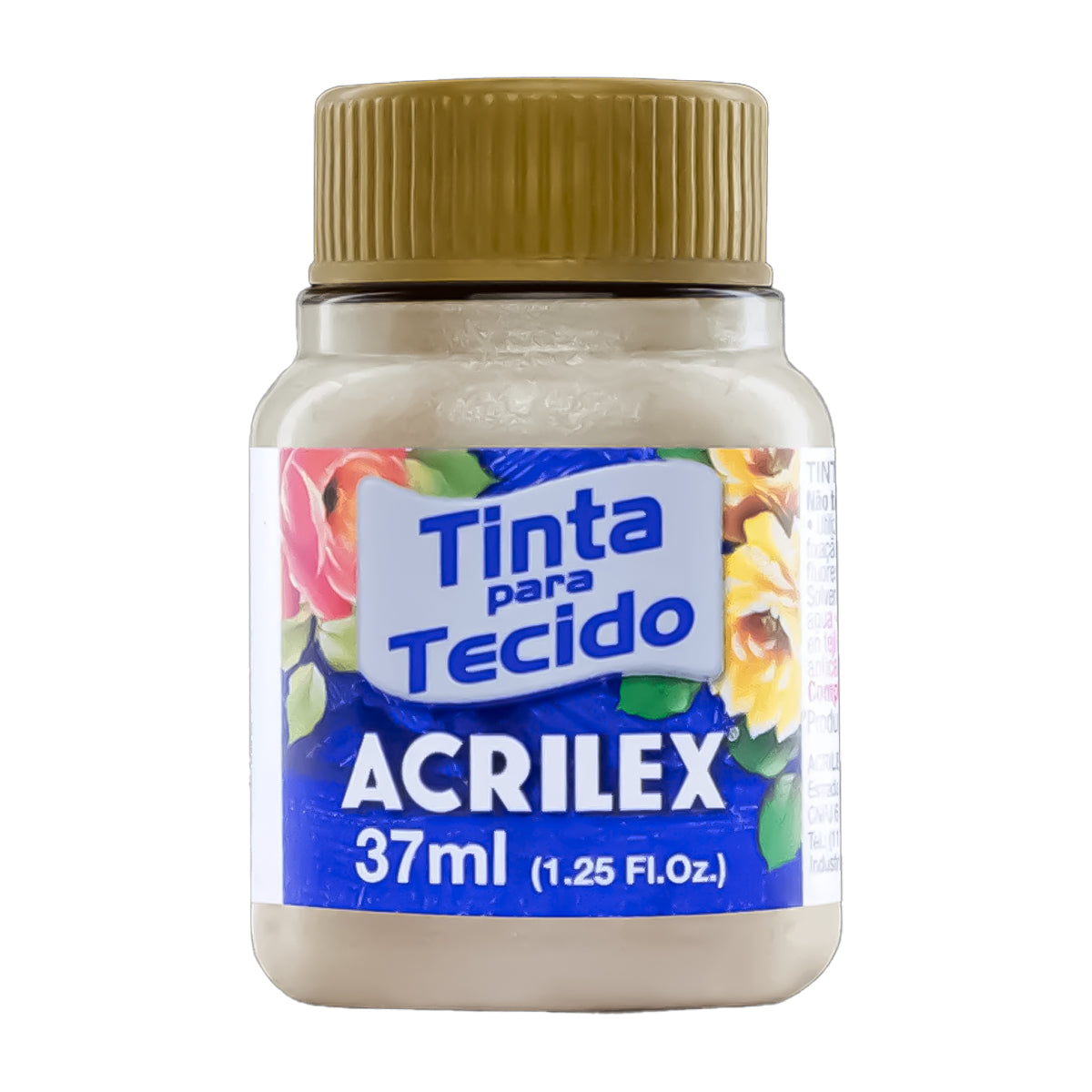 Tinta para Tecido Acrilex Metalica 37ml