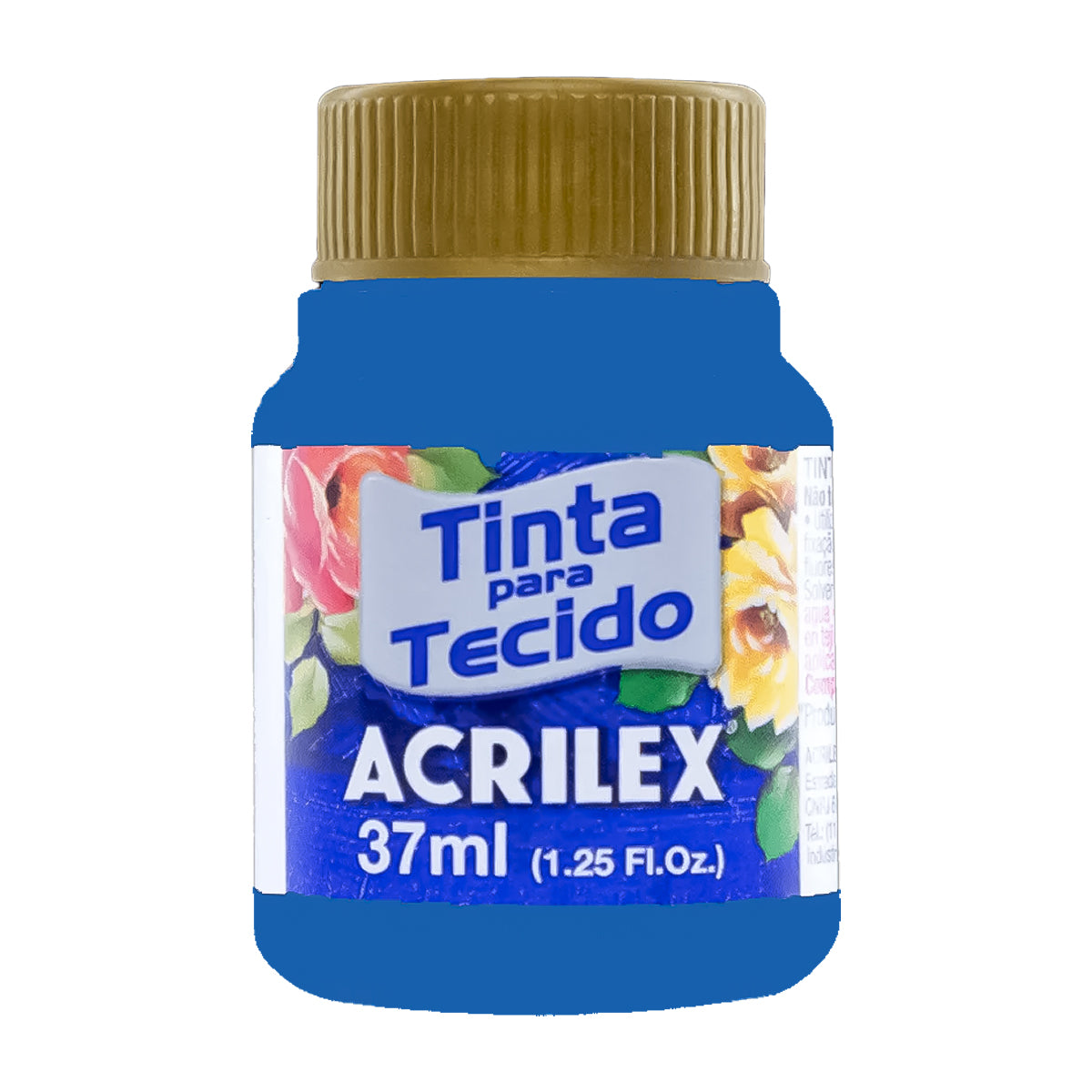 Tinta para Tecido Acrilex Metalica 37ml
