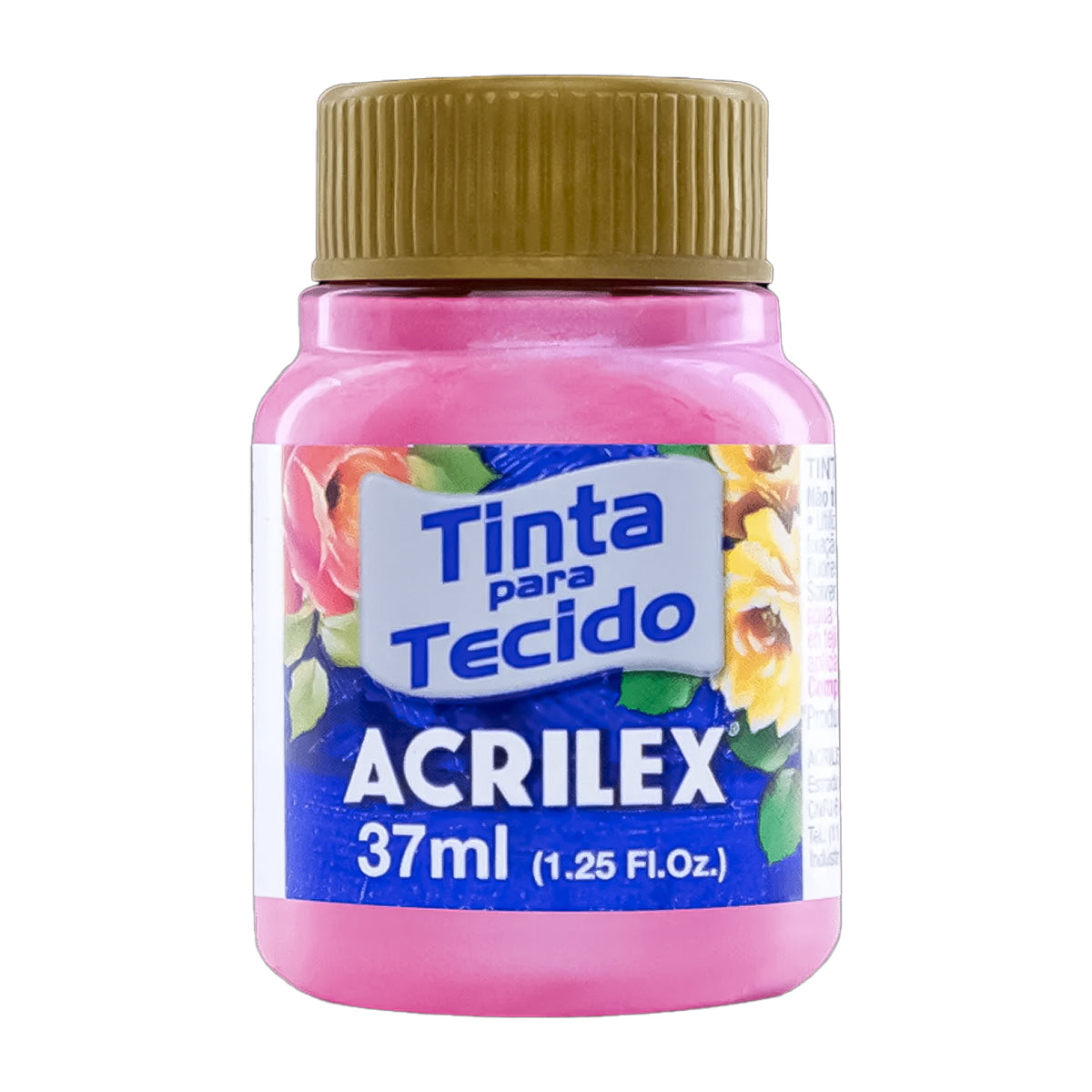 Tinta para Tecido Acrilex Metalica 37ml