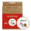 Kit Bordado Ponto Livre Enfeite Natalino 0030 - Círculo