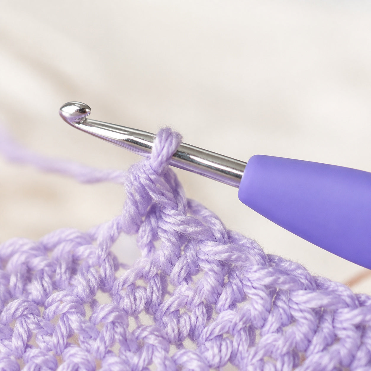 Kit de Agulhas Plásticas para Crochê Mattea com 9 Unidades para Amigurumi e Artesanato - Círculo