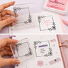 Mini Carimbo Moldura Vintage 3 Scrapbook - Lilipop