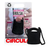 Kit Minha Primeira Bolsa Fio de Malha Premium com Agulha e Receita Cor Preta 0003 - Círculo