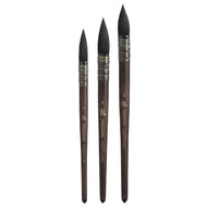 Pincel para Aquarela Princeton Neptune Pena Oval Sintético Cabo Curto