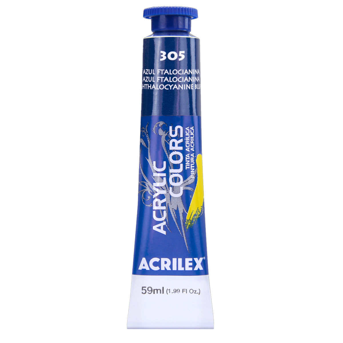22390-tinta-acrylic-colors-59ml-305---azul-ftalocianina-321732
