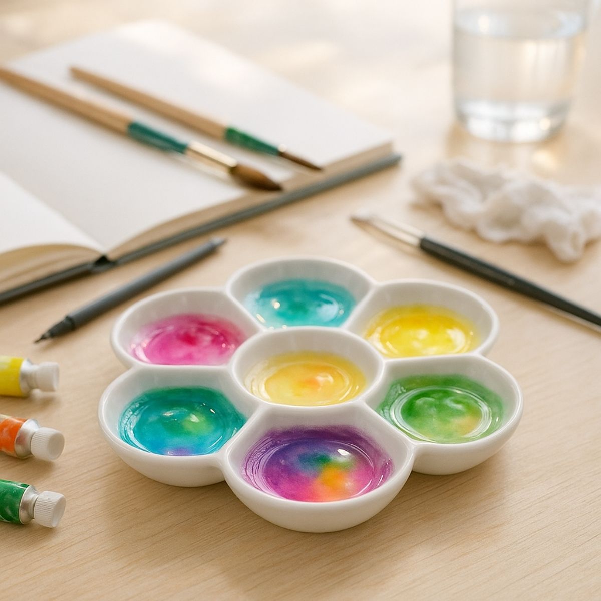 Godê de Porcelana com 6 Cavidades - Sinoart