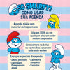 Agenda Permanente A5 com Espiral e 336 Páginas - Smurfs 63g/m² Dac - 5549