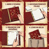 Fichário Colegial sem Capa com 144 Folhas Fechamento em Elástico - Harry Potter 18,5x25cm 56g/m² Dac - 5350