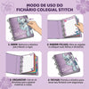 Fichário Colegial sem Capa com 144 Folhas Fechamento em Elástico - Stitch 18,5x25cm 56g/m² Dac - 5317