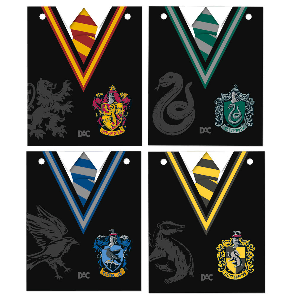 Mini Ficheiro Vertical Dac com 80 Folhas 90g/m² Capa Pvc Cristal - Harry Potter 15,5x19cm Dac - 5352
