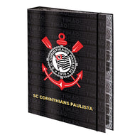 Fichário Universitário com 48 Folhas Fechamento em Elástico - Corinthians 24,5x30cm 56g/m² Dac - 5275