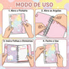 Fichário Universitário Pvc Cristal com 192 Folhas Fechamento em Botão - Enjoy 22,3x27,5cm 56g/m² Dac - 5284